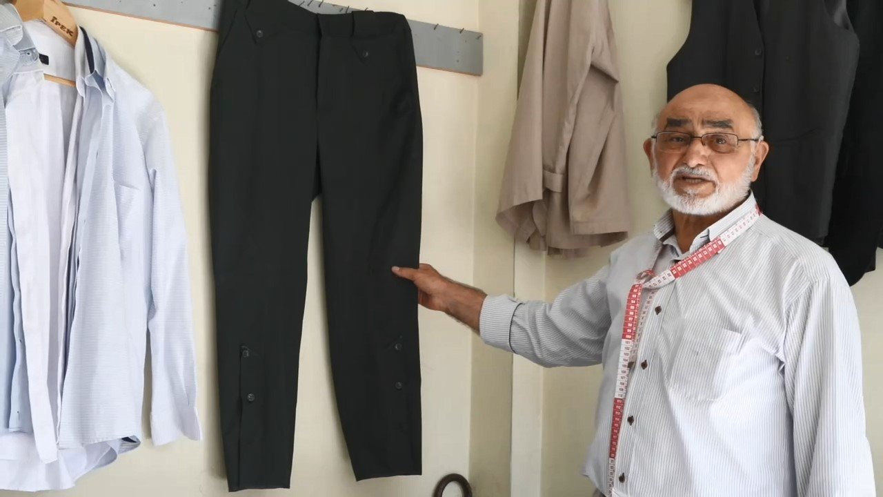 Kavak’ta terzi mesleğinin son temsilcisi