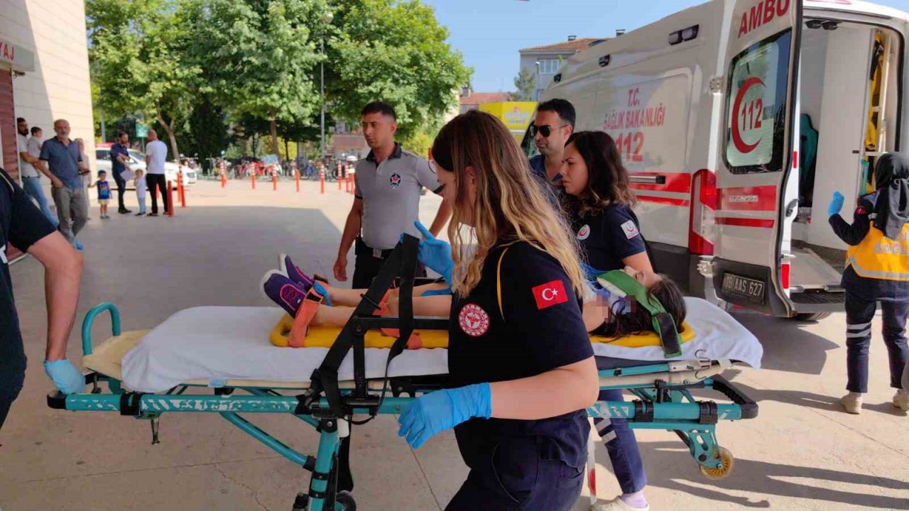 5 yaşındaki çocuk duvardan düşerek yaralandı