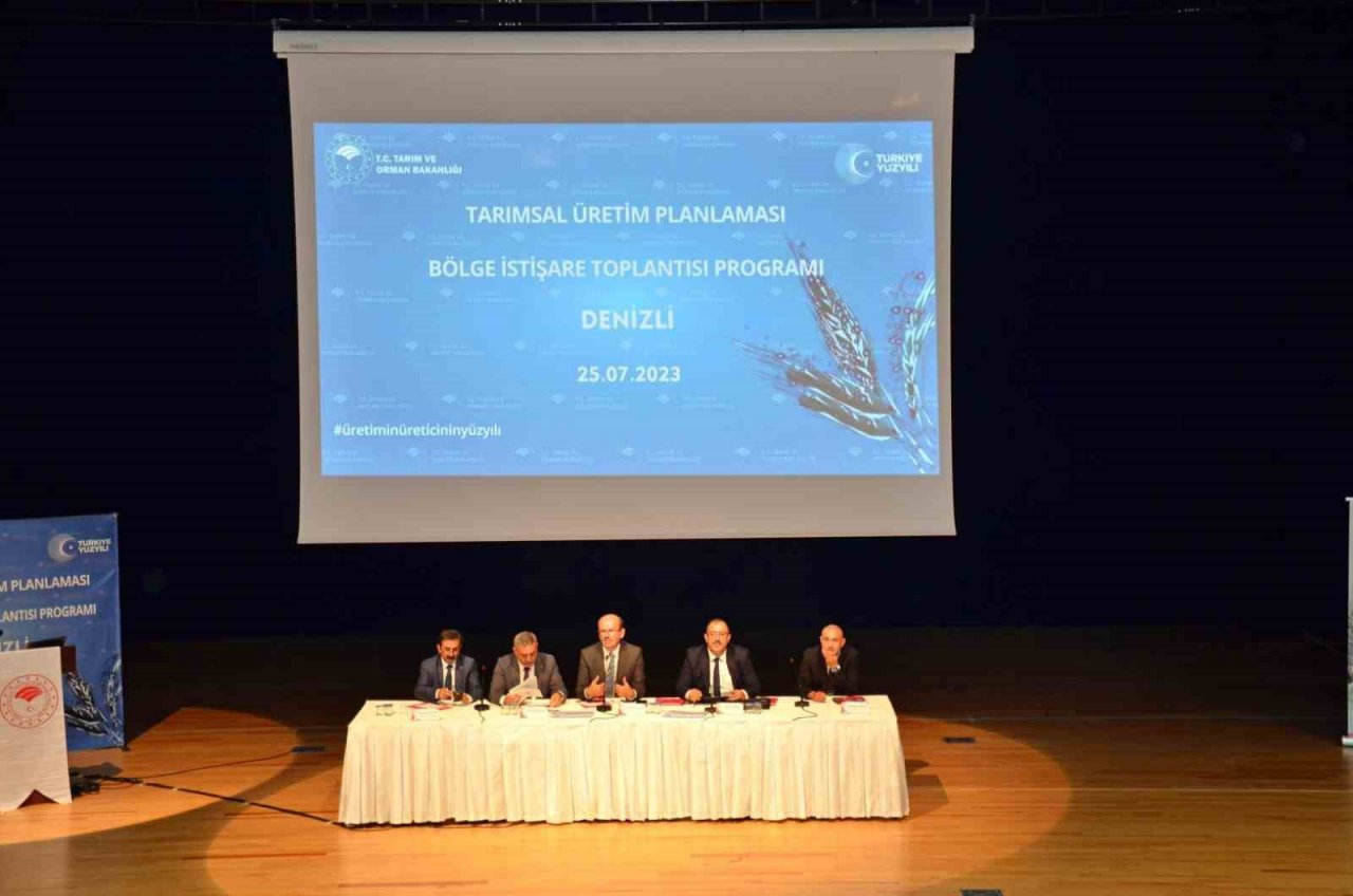 Denizli’de 10 ilin tarımsal üretim planlaması görüşüldü
