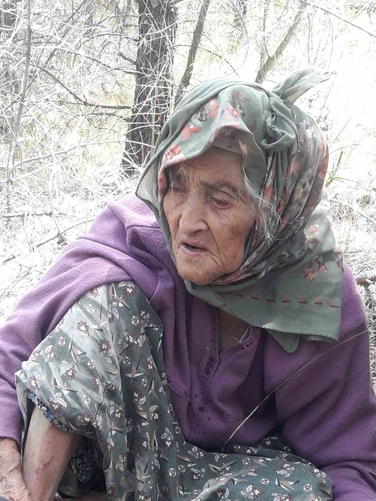 Kayıp olarak aranan 105 yaşındaki kadın 28 saat sonra bulundu