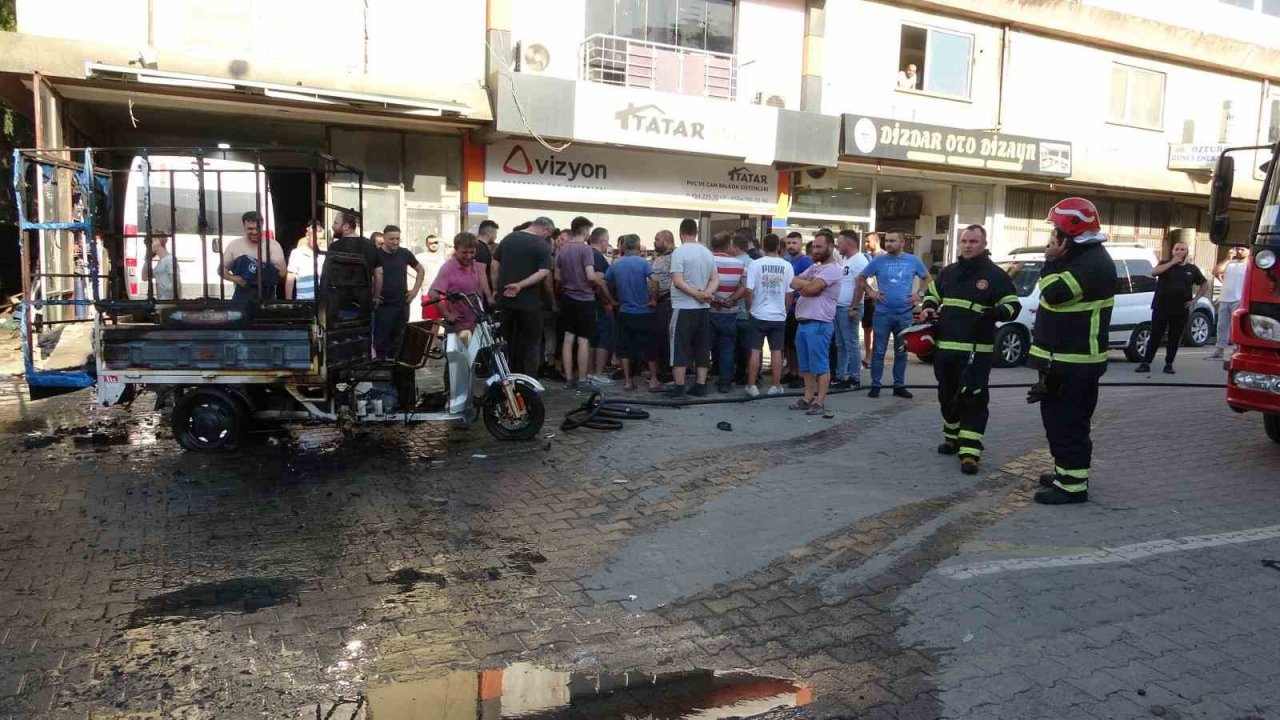Giresun’da kağıt toplayıcısı grupla esnaf arasında kavga