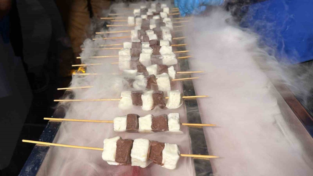 Seyhan’da ‘dondurma kebap’ şovu