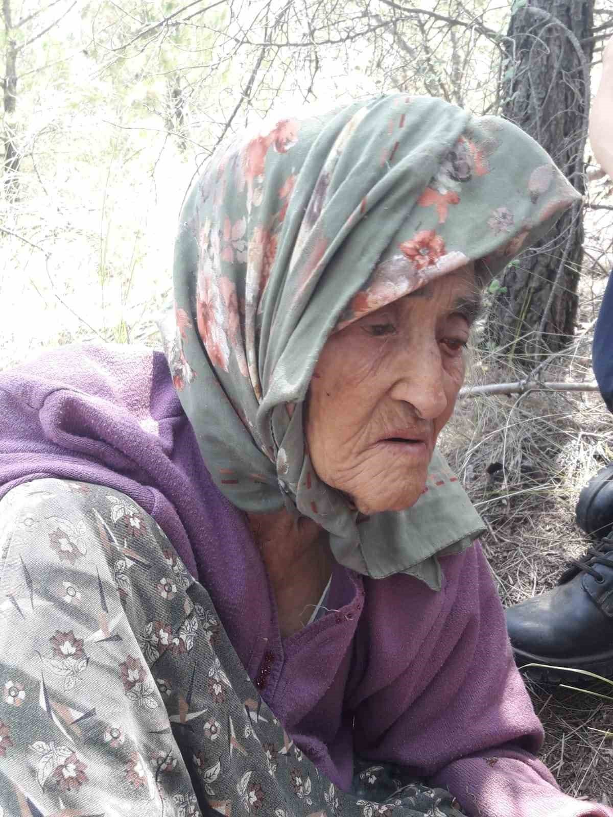 Kayıp olarak aranan 105 yaşındaki kadın 28 saat sonra bulundu