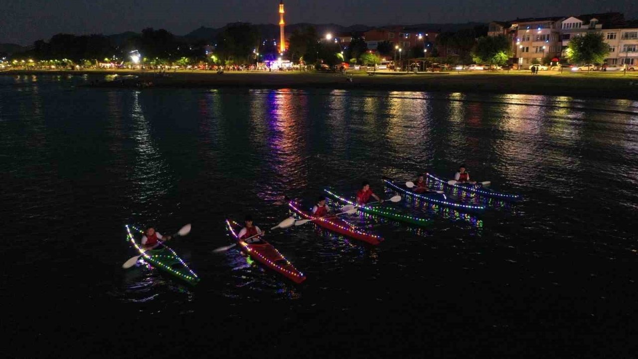 Ordu gecelerinde kano şöleni