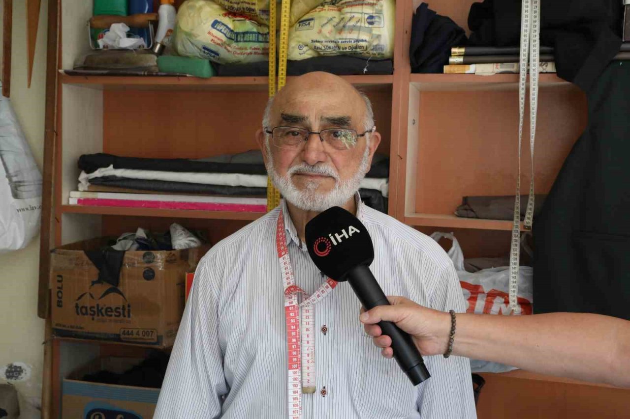 Kavak’ta terzi mesleğinin son temsilcisi