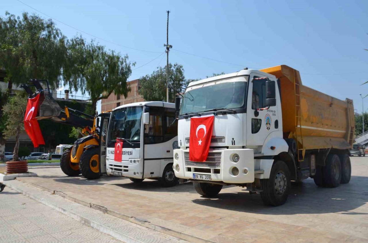 Koçarlı Belediyesi, İncirliova Belediyesi’ne kamyon tahsis etti