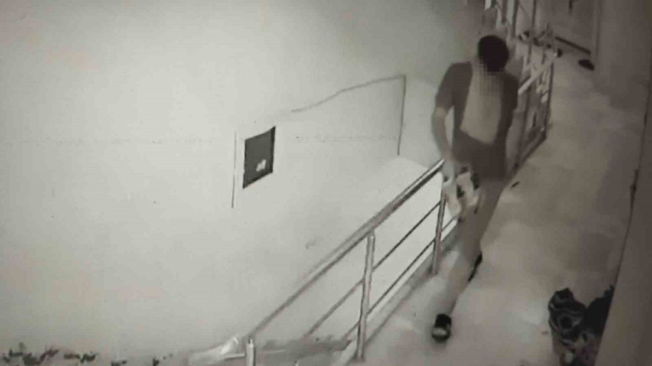 Nusaybin’de ayakkabı ve telefon hırsızları güvenlik kamerasına yansıdı