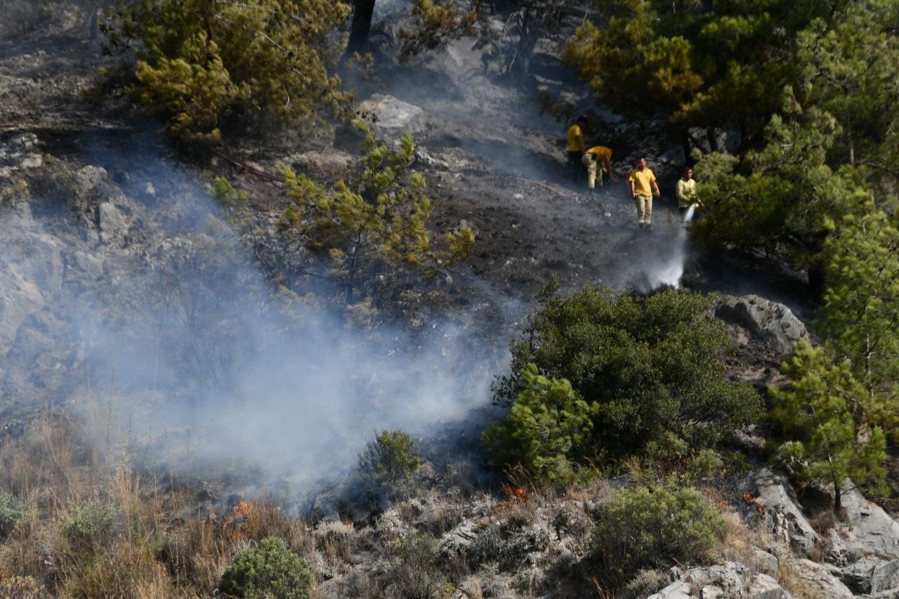 Söke’deki yangını söndürme çalışmaları devam ediyor
