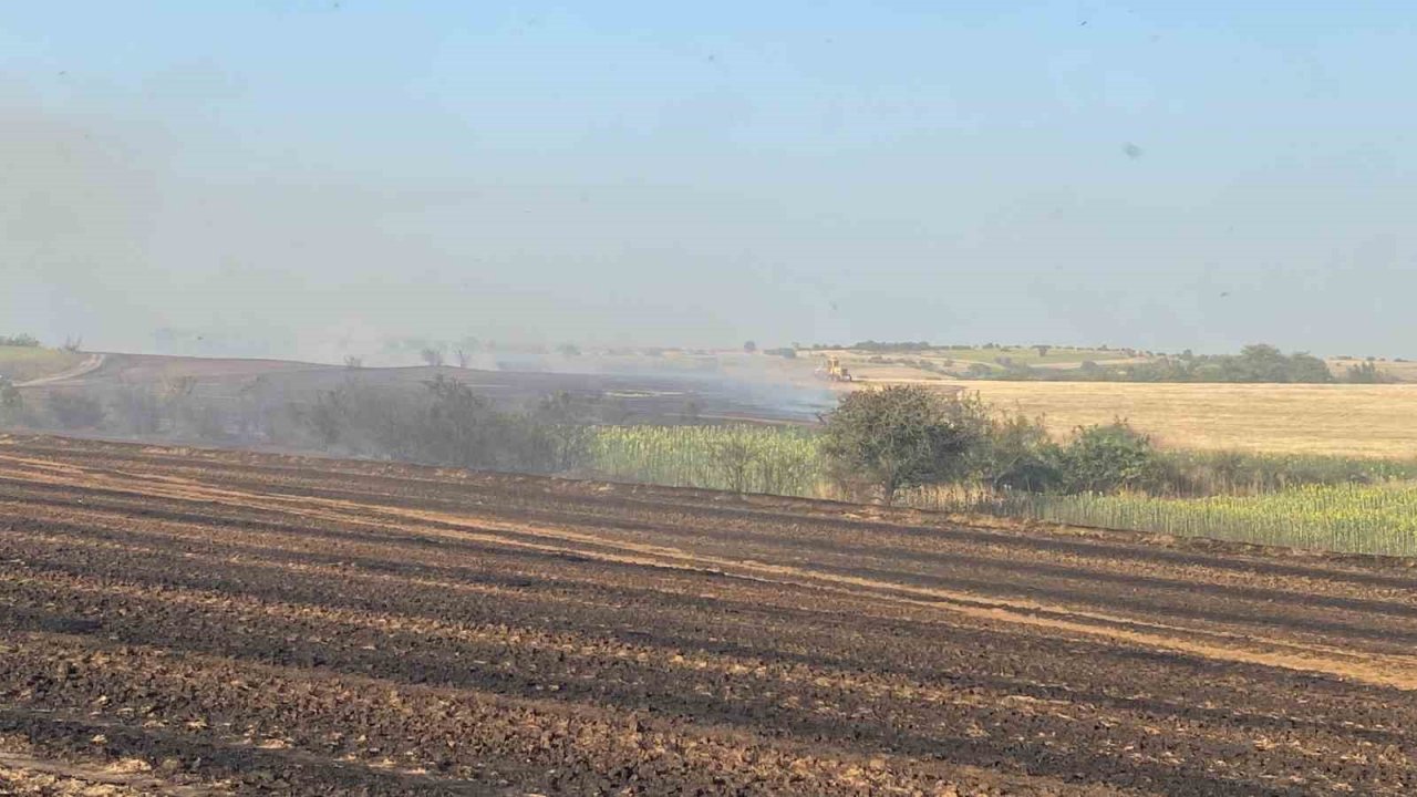 Edirne’de arazi yangını: Huzurevindeki yaşlılar tahliye edildi