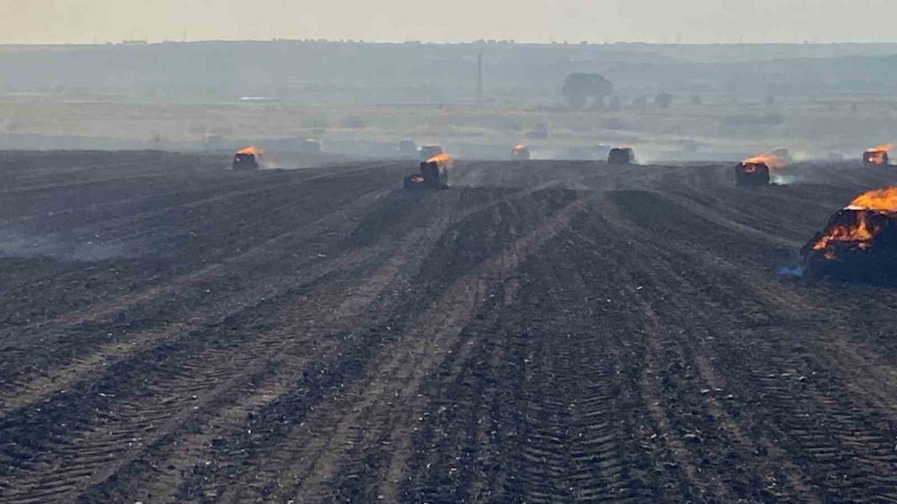 Edirne’de arazi yangını: Huzurevindeki yaşlılar tahliye edildi