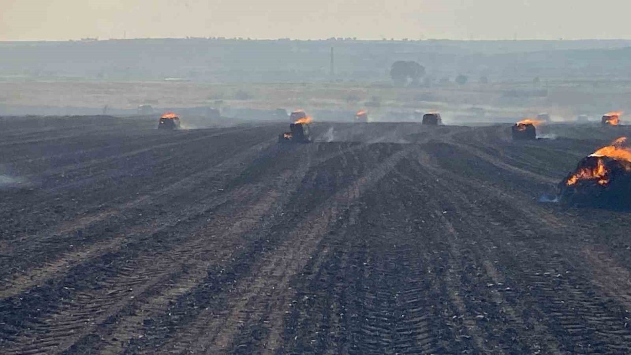 Edirne’de arazi yangını: Huzurevindeki yaşlılar tahliye edildi
