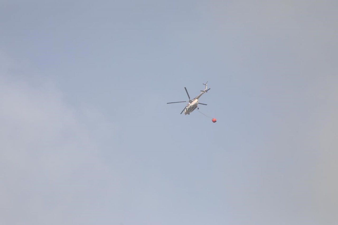 Vali Çelik, “Orman yangını yerleşim yerleri için risk oluşturmuyor”