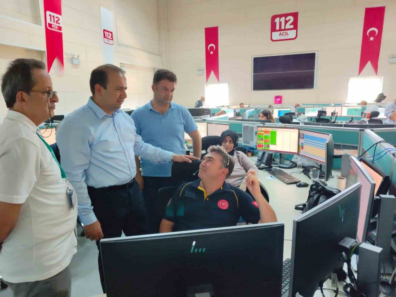 Aydın 112 Acil Çağrı Merkezi günde bin çağrıya cevap veriyor