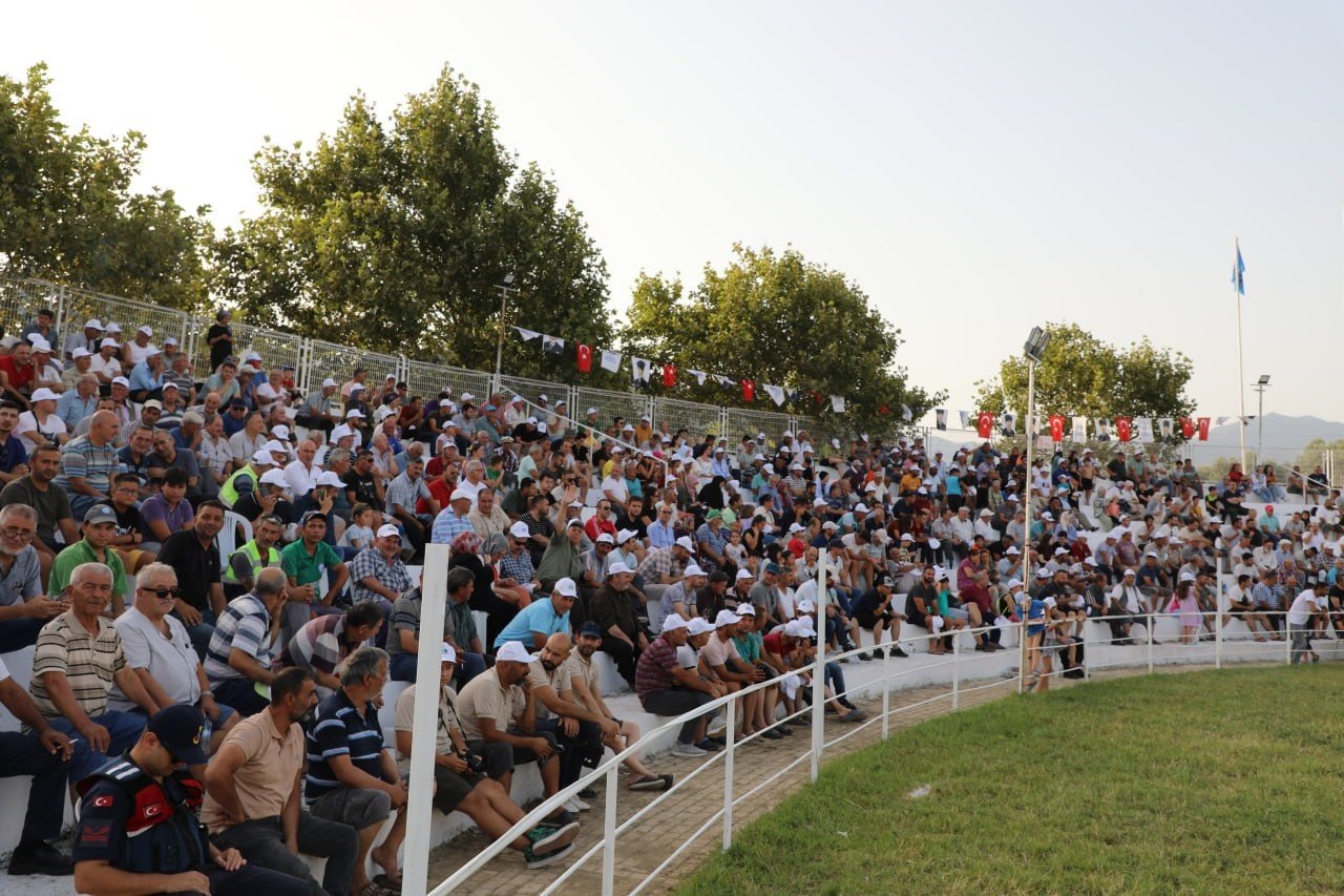 17. Edremit Şehit Hamdibey Yağlı Pehlivan Güreşleri yapıldı