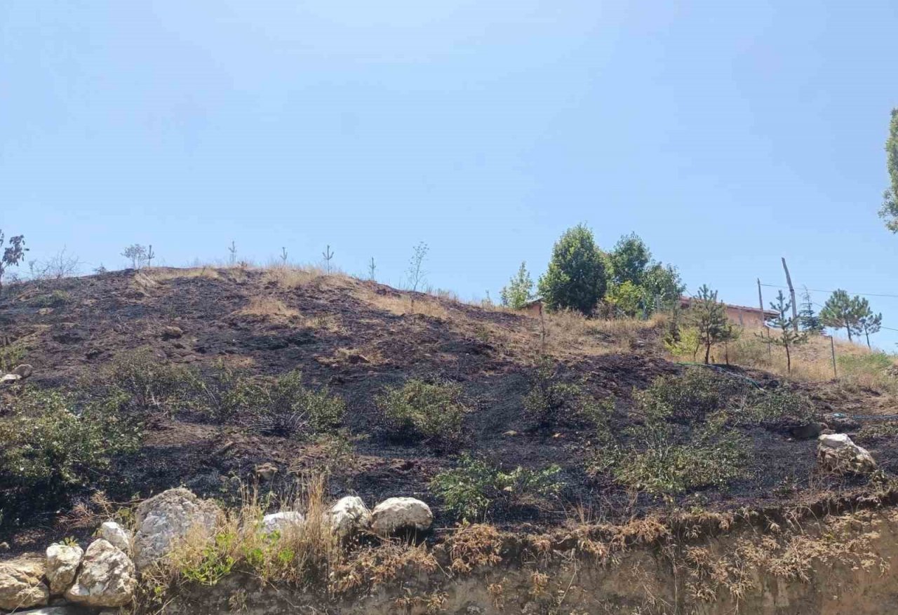 Çankırı’da anız yangını büyümeden söndürüldü