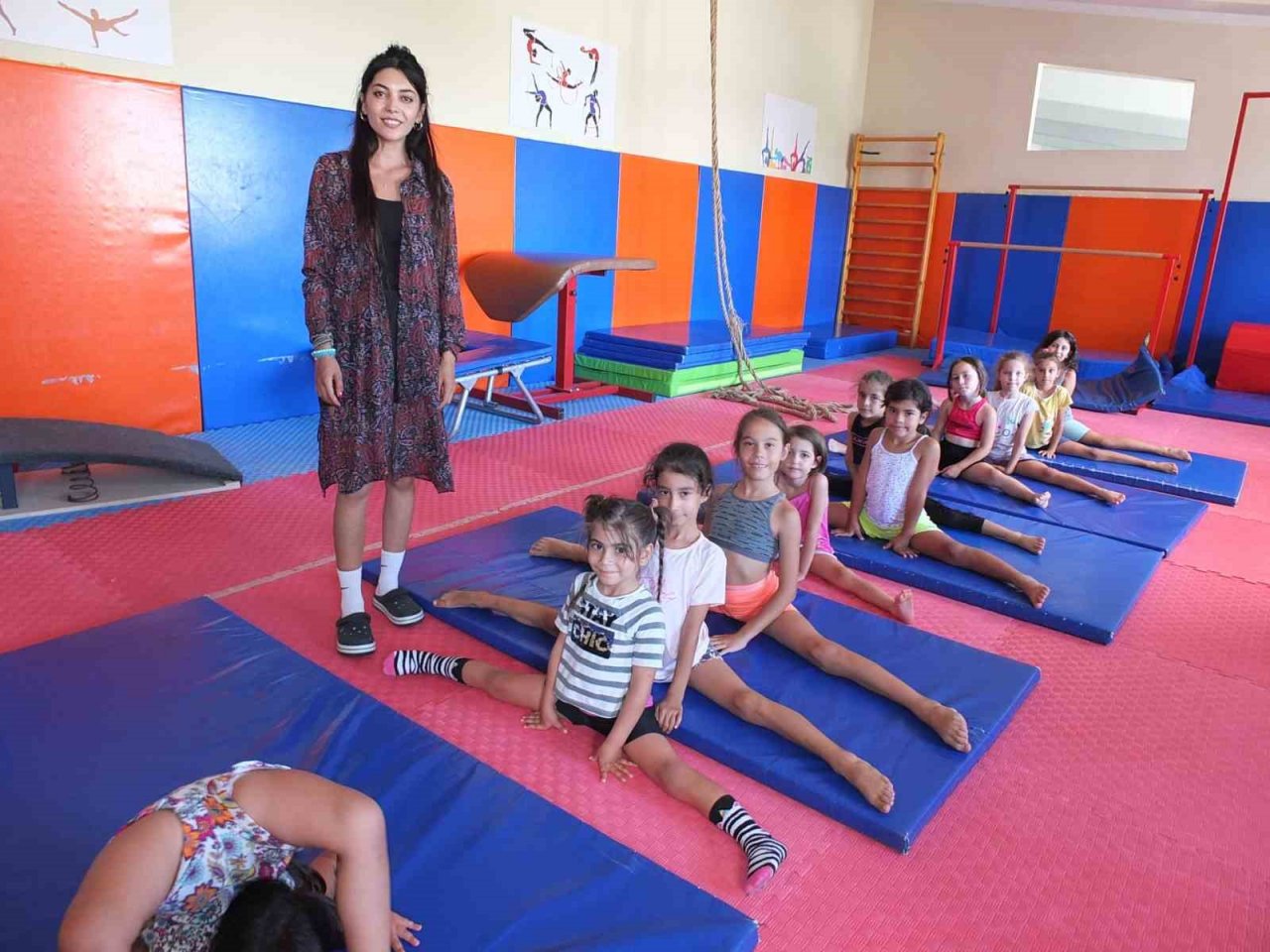 Burhaniye’de cimnastik kursu ilgi gördü