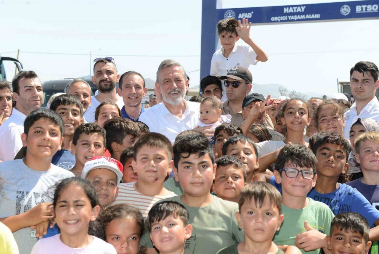 BTSO Geçici Yaşam Alanı 4 bine yakın afetzedeyi ağırlıyor