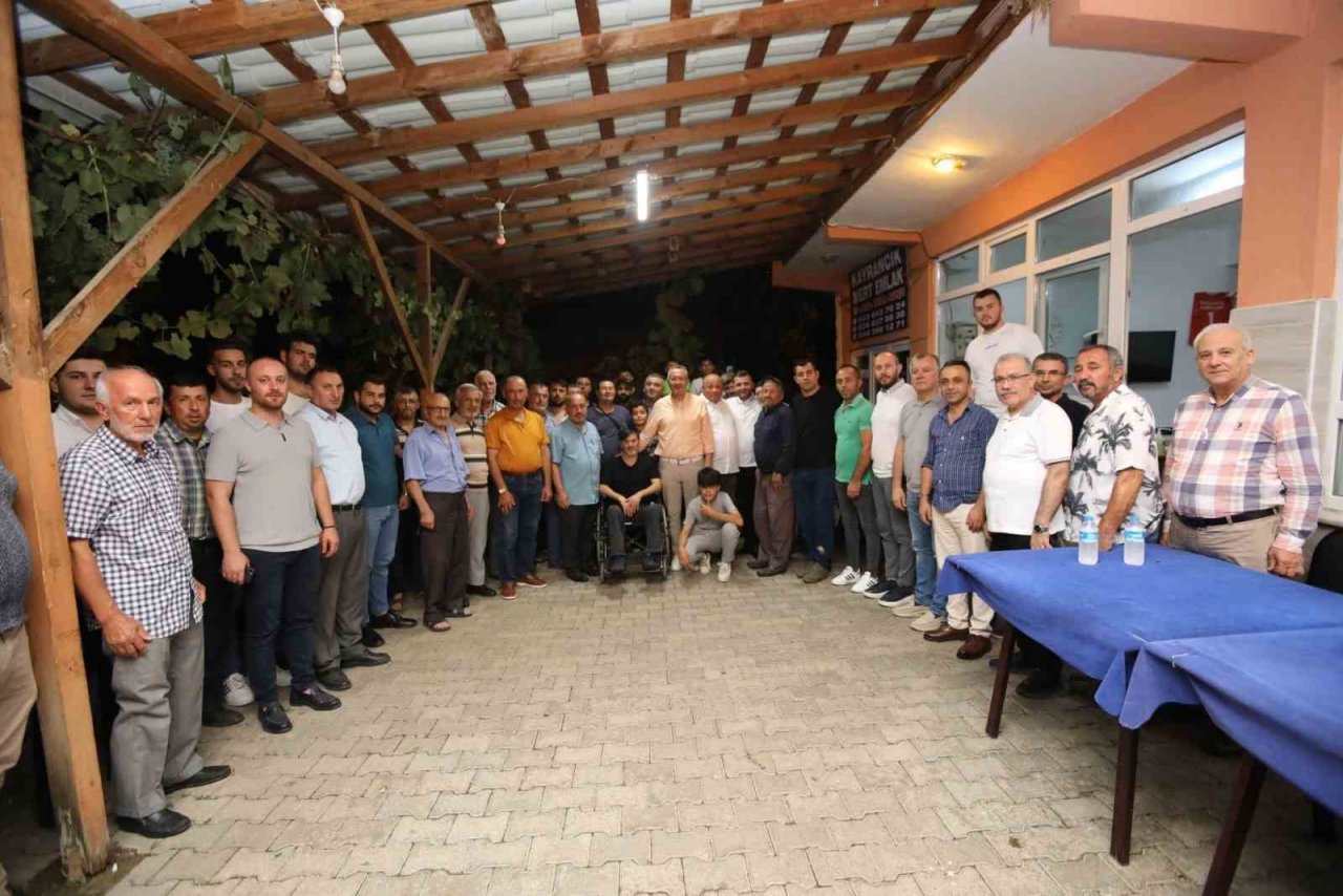 Başkan Işıksu ile yüzler gülüyor