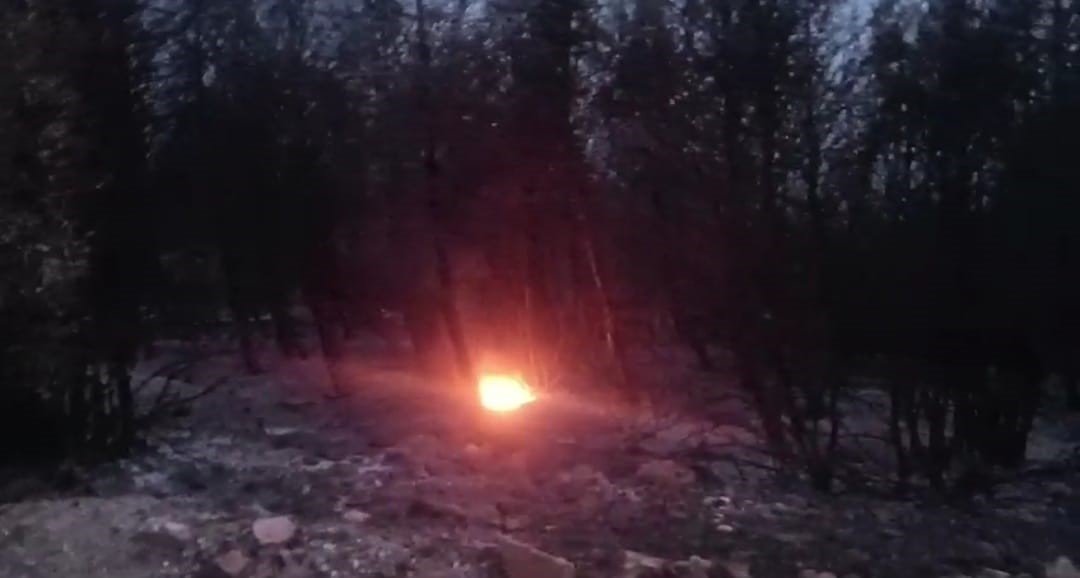 Kınık’taki orman yangınına yeniden havadan müdahale