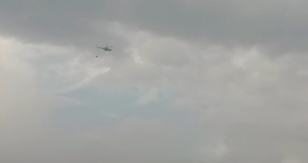 Kınık’taki orman yangınına yeniden havadan müdahale