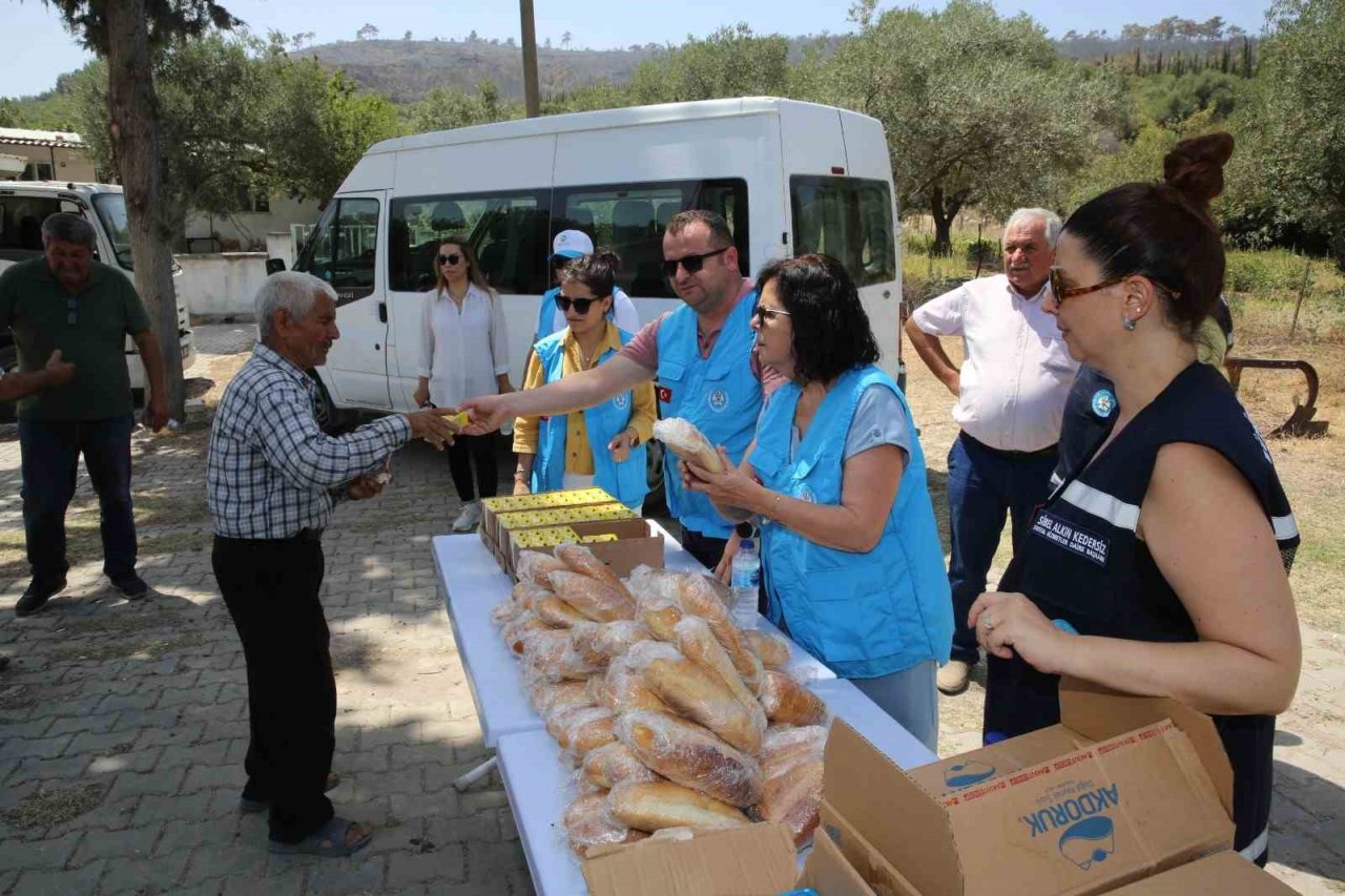 Orman yangınından etkilenen mahalle için devlet seferber oldu