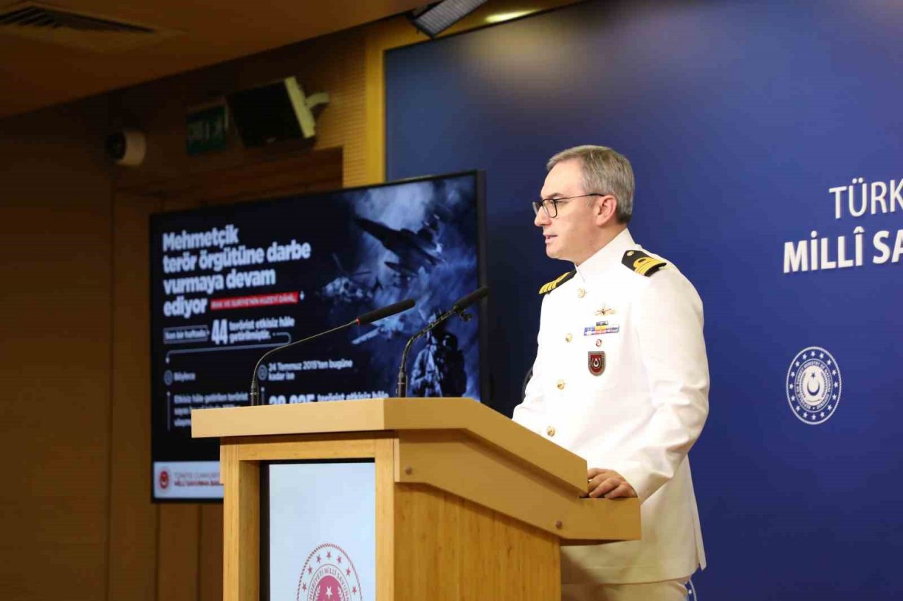 MSB: “44’ü son bir haftada olmak üzere 892 terörist etkisiz hale getirilmiştir”