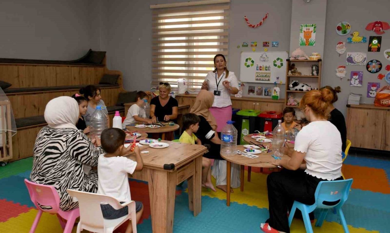 Kuşadası’nda çocuklar çevre konusunda bilgilendirildi