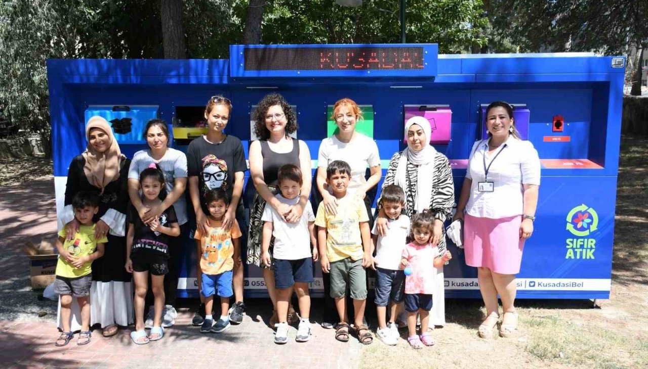 Kuşadası’nda çocuklar çevre konusunda bilgilendirildi