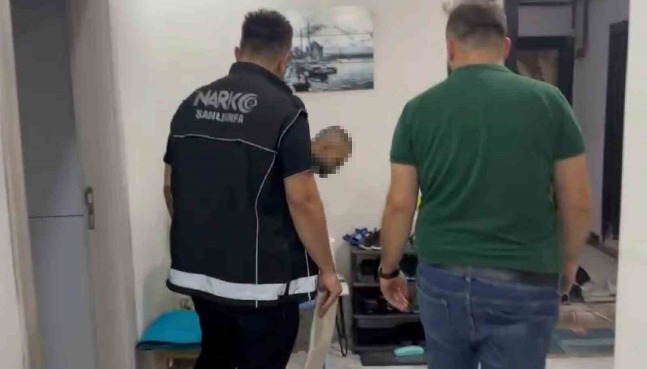 Şanlıurfa’da uyuşturucu operasyonu: 2 gözaltı