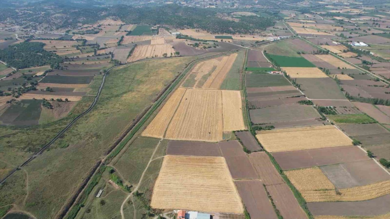 Sındırgı’da kışlık yem hasadı gerçekleştirildi