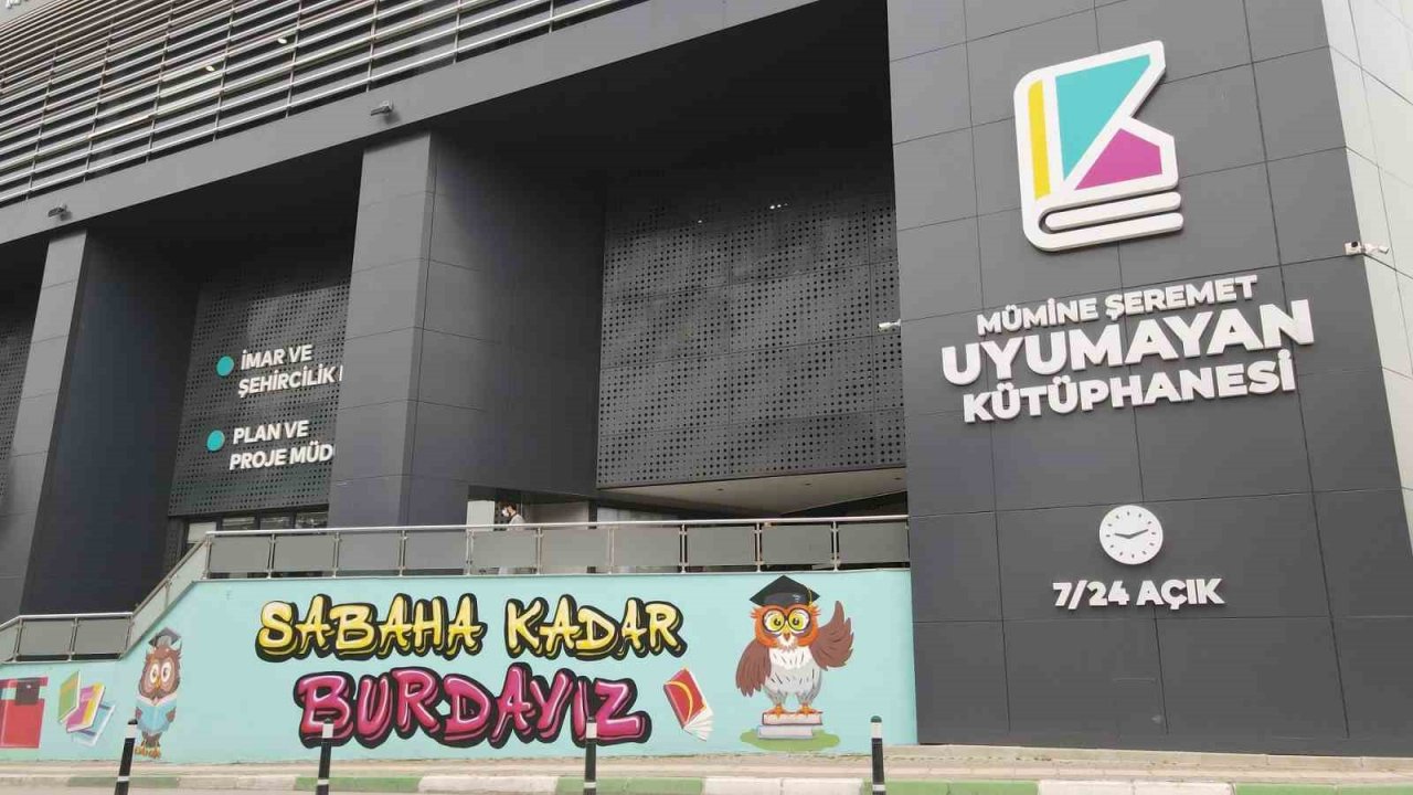 Sınava çalışan gençlere ’Yıldırım’ destek