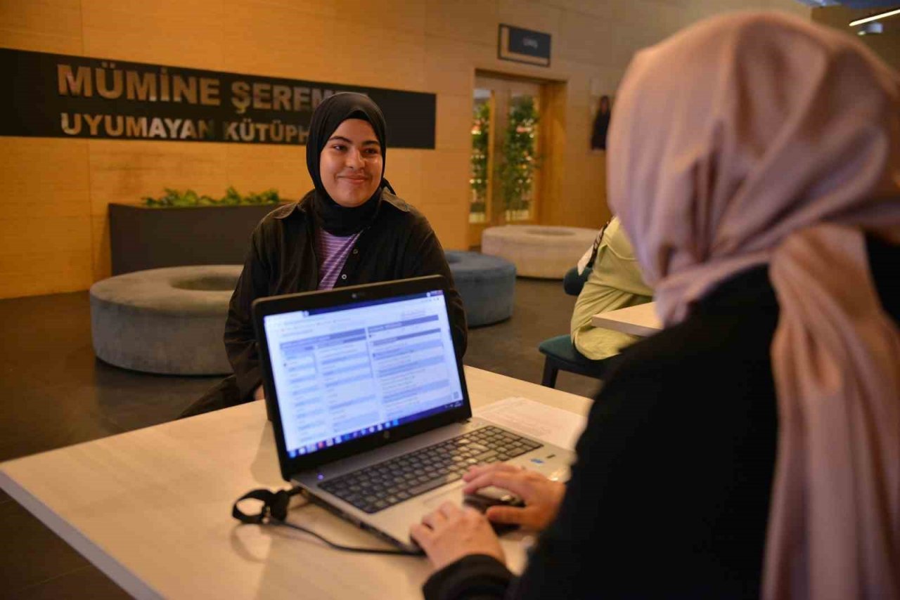 Sınava çalışan gençlere ’Yıldırım’ destek