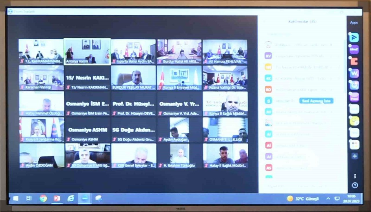 Antalya’da “Metamfetamin ile Mücadele Akdeniz Bölge Toplantısı” gerçekleştirildi