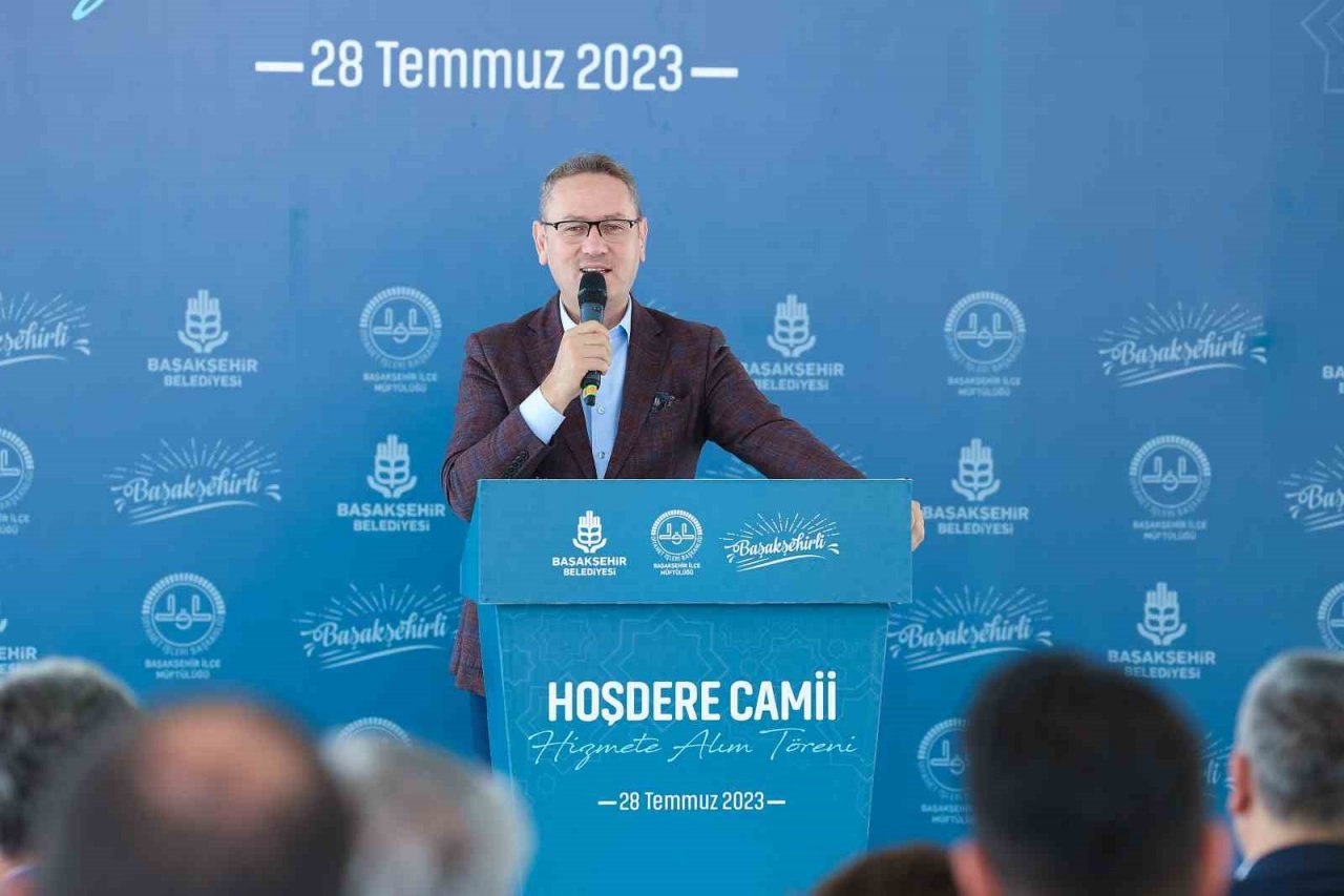 Başakşehir’de Hoşdere Camii ibadete açıldı