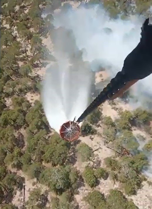 Bolu’da söndürülemeyen orman yangınına Ankara ve Balıkesir’den helikopter desteği