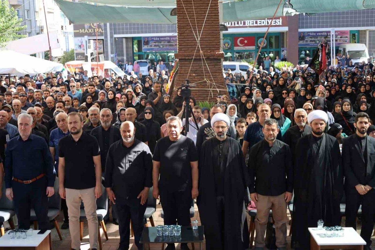 Turgutlu’da Kerbela şehitleri anma töreninde İsveç’e tepki