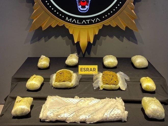 Malatya’da uyuşturucu operasyonunda 2 tutuklama