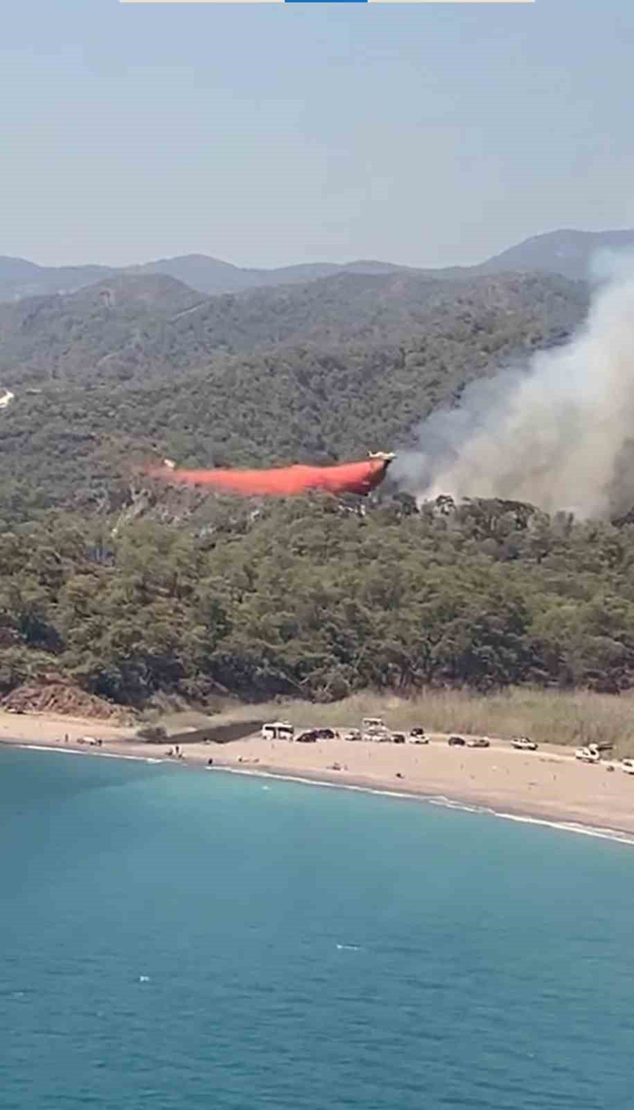 Fethiye’de orman yangını
