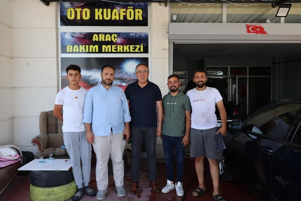 Başkan Savran, esnaf ziyaretinde