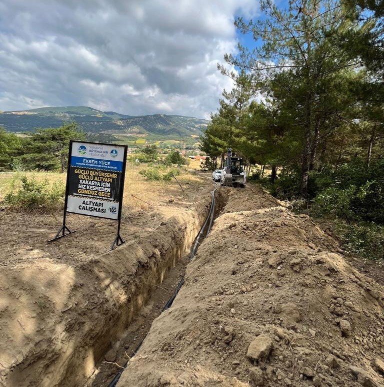 Taraklıya 2 bin 500 metrelik yeni içme suyu hattı