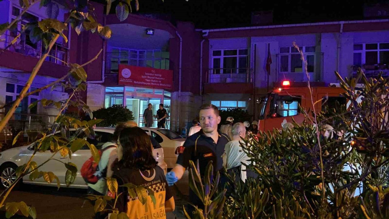 Sarıyer’de 2 katlı huzurevinde korkutan yangın: 115 kişinin kaldığı bina tedbiren boşaltıldı
