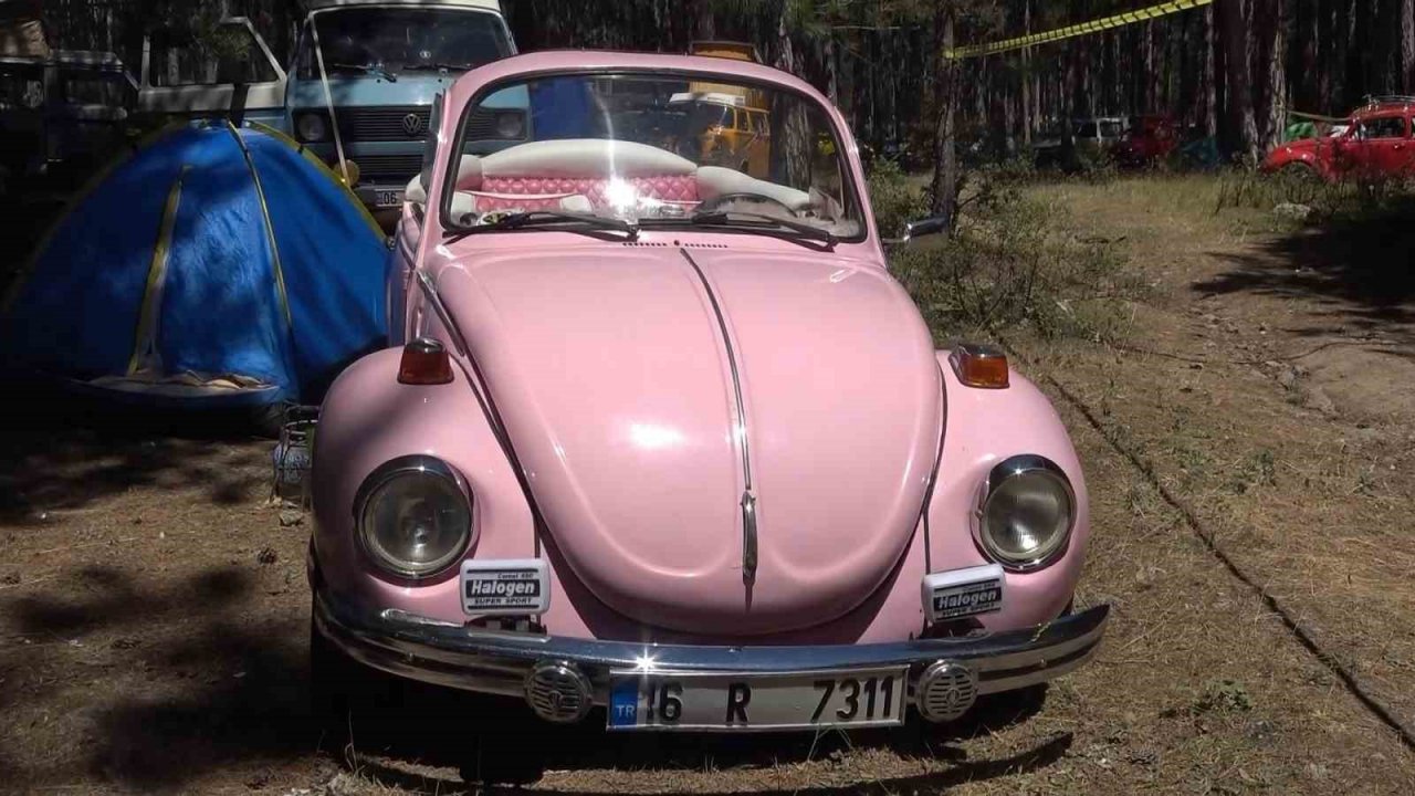 Yüzlerce Vosvos tutkunu Bursa’da buluştu