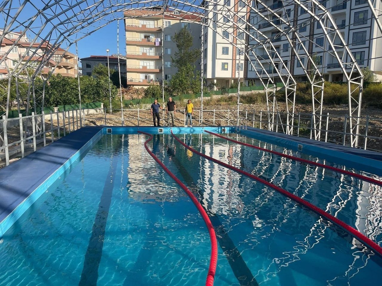 Yüzme havuzunda sona yaklaşılıyor