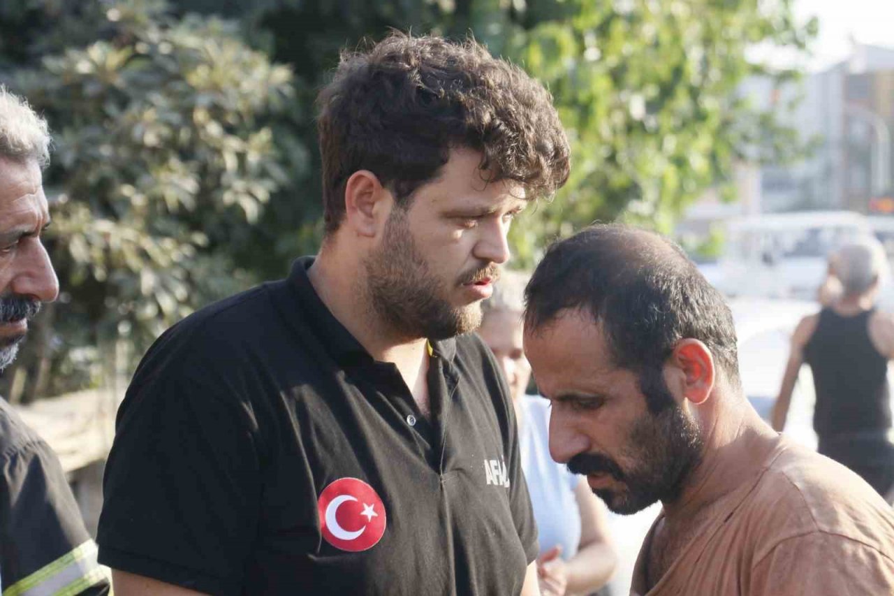 Otomobiliyle takla attı, burnu kanamadan aracından çıktı