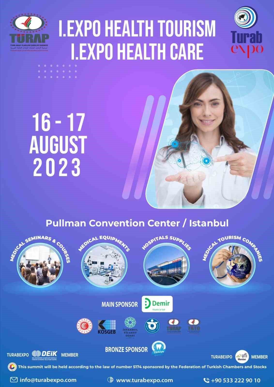 Sağlık turizminin kalbi bu fuarda atacak: Hedef 2 milyon turist