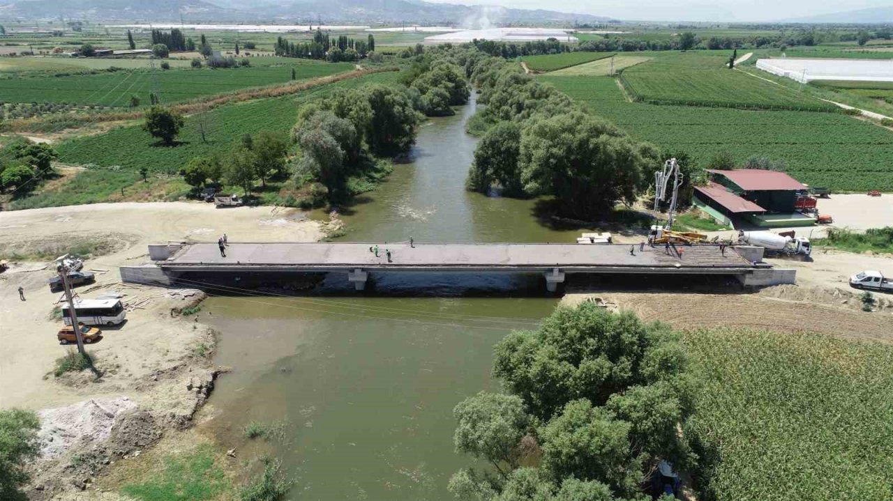 Başkan Kayda, Yılmaz Köprüsünde incelemelerde bulundu