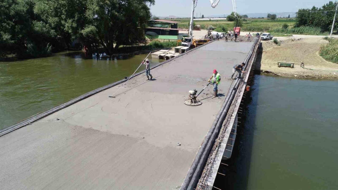 Başkan Kayda, Yılmaz Köprüsünde incelemelerde bulundu