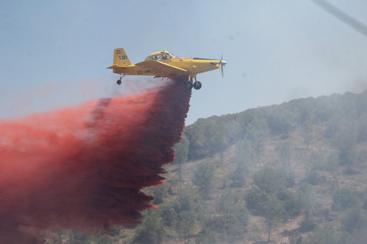 Manisa’da makilik alanda yangın