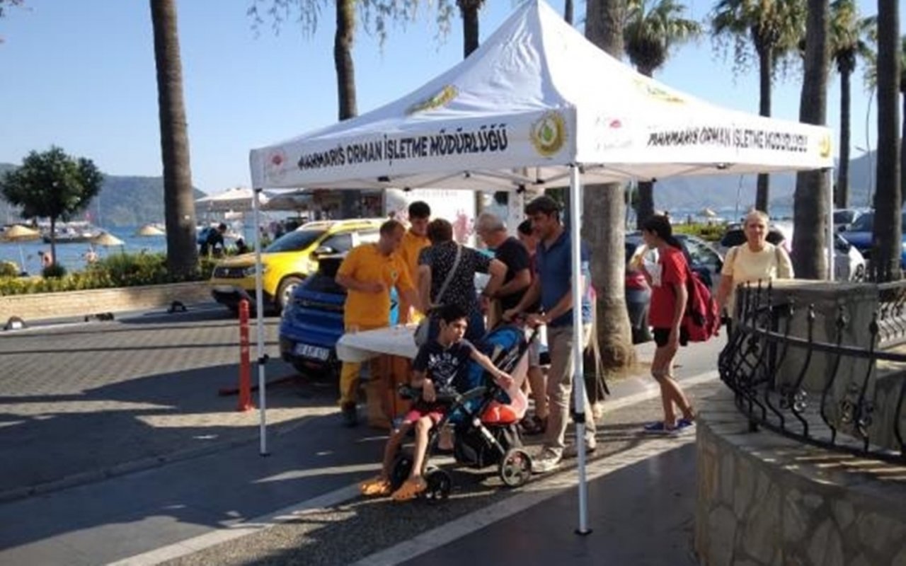 Marmaris’teki orman yangınında hayatını kaybeden gönüllü Akdemir unutulmadı