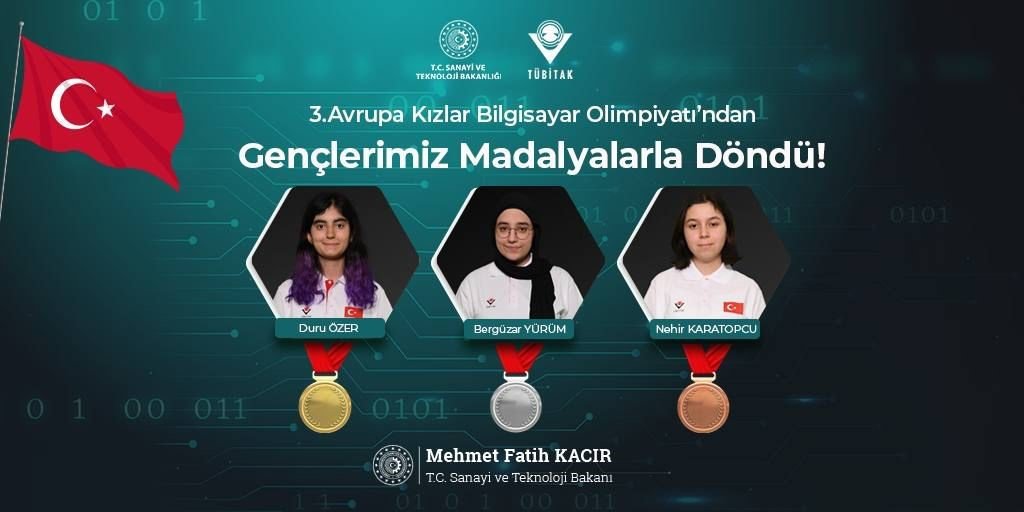 Türk öğrenciler iki büyük olimpiyattan madalyalarla döndü